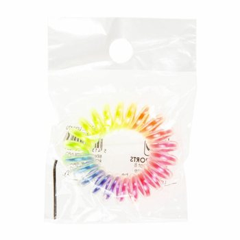 Vikerkaarev&auml;rvilised juuksekummid RAINBOW (48 tk)