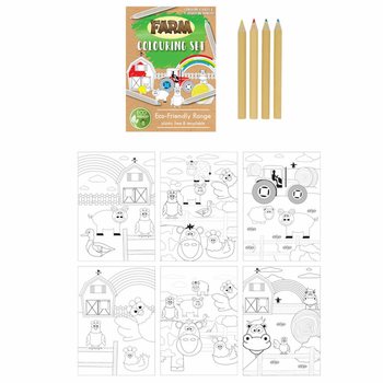 ECO FRIENDLY - Joonistuskomplekt Farm (25 tk)