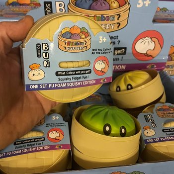 RAGE - Squishy Bun Dumplings SUURED - ONE SET PU FOAM SQUISHY EDITION (12 tk)