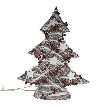 Suur valgustatud dekoratiivne j&otilde;ulupuu 50 cm (1 tk)