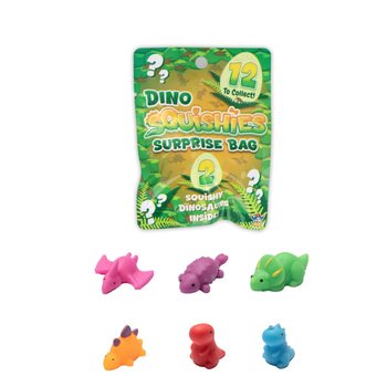 &Uuml;llatuskott - SQUISHY DINOSAURUSED (24 tk)