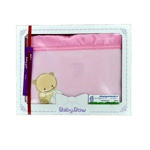 BABY BOW FLIISIST TEKK - ROOSA