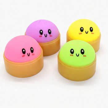 RAGE - V&auml;ikesed Squishy Bun pelmeenid (5.5x5.5x3 cm) - Viral 2026 n&auml;pum&auml;nguasi (24 tk)