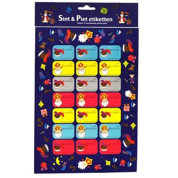 3 LEHTE - KINGIETIKETID SINTERKLAAS (12 tk)