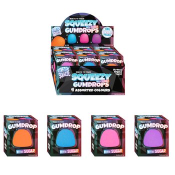 SQUEEZE GUM DROP - SUHKRUTÄIDISEGA - DISPLAY-KARBIS (12 tk)