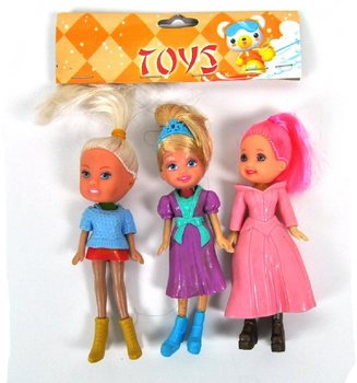 3 Mini-nukku kotis (10 tk pakend)