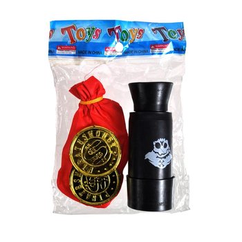 4-osaline piraatide mängukomplekt (12 tk)