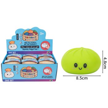 RAGE - Squishy Bun Dumplings SUUR (8.5 x 8.5 x 4.8 cm) - Viral 2026 Fidget m&auml;nguasi (12 tk)