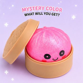 RAGE - Squishy SUGAR EDITION Bun Dumplings V&Auml;IKE (5.3 x 5.3 x 4.1 Cm) Viral 2026 Fidget Toy (24 tk)