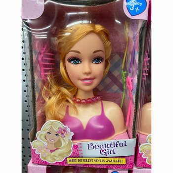 Juuksurinukk BEAUTIFUL GIRL S (2 tk)