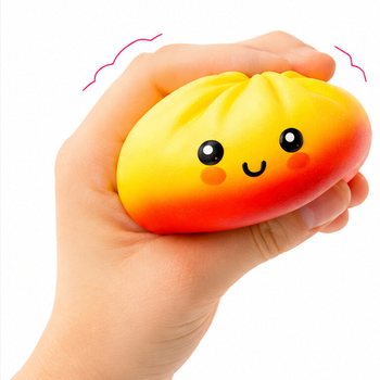 RAGE - LUCKY DUMPLINGS - Squishy Bun Dumplings SUUR M&otilde;&otilde;dud 8.5 x 8.5 x 4.8 cm - KARBIS (12 tk)