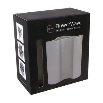 D-ZN - Lillevaas FLOWERWAVE - Valge (1 tk)