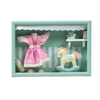 PUIDUST 3D LASTETOA SEINADEKORATSIOON - MUDEL 2 (4 tk)