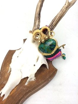 Käsitööna valminud käevõru HANDMADE ORIGINALS GREENSTONE Kollane (1 tk)