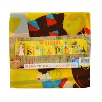 TERVITUSB&Auml;NNER SINTERKLAAS & PIET XXL 300 X 60 CM (7 tk)
