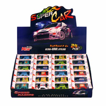 V&auml;ikesed tagasit&otilde;mmatavad autod kinkekarbis - Display (24 tk)