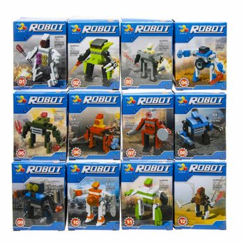Konstruktor-Klotsid Robotid (12 tk ekraanil)
