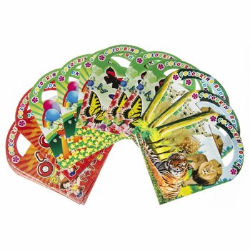 V&auml;ikesed kleepsudega v&auml;rvimisraamatud Mix (12 tk)