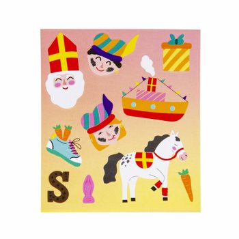 L&otilde;busad kleepsud - Mudel: Sinterklaas / P&uuml;ha Nikolaus (120 tk)