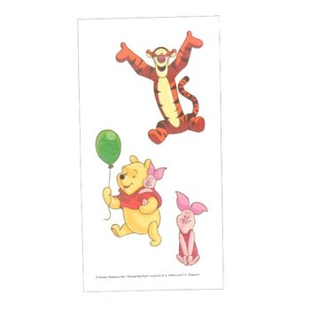 DISNEY KARUPOEG PUHHI T&Auml;TOVEERINGUKLEEBISED (50 tk)