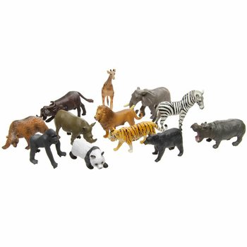 ANIMAL WORLD - METSLOOMADE M&Auml;NGUFIGUURID (12 tk)