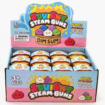 RAGE - V&auml;ikesed Squishy Bun pelmeenid (5.5x5.5x3 cm) - Viral 2026 n&auml;pum&auml;nguasi (24 tk)