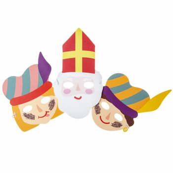 SINTERKLAAS - PEHMED VAHTKUMMIST MASKID (SINT JA PIET, 48 tk)