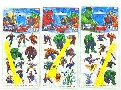 MARVEL HEROES KRAABITAVAD KLEEBISED (24 tk)