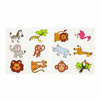 FUN TATTOOS &ndash; DŽUNGLILOOMAD (96 tk)