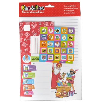 14-osaline Sinterklaasi / Jõuluvana Soovide Nimekirja Komplekt (12 tk pakis)
