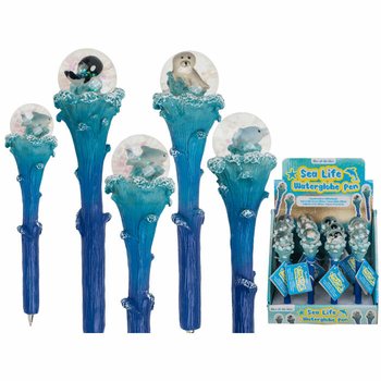 Sea Life mereelukatest pastapliiatsid säraga (12 tk ekraanil)