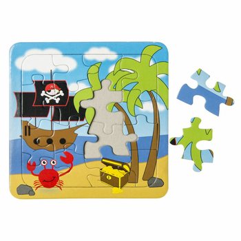 Piraatide puslede segu - 14 x 14 cm (50 tk)