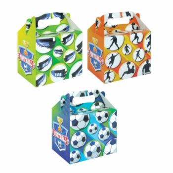 Menüü karp – JALGPALL – 14 x 9,5 x 18 cm (24 tk)