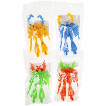 Tegevusfiguur robot - v&auml;rvide miks (36 tk)
