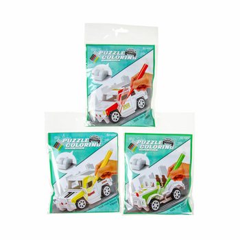 3D-puzle Pane kokku ja v&auml;rvi oma auto (12 tk)