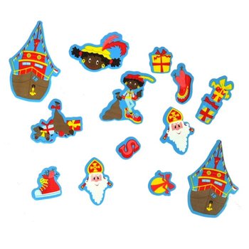 60 Vahtplastist Kleebist Sinterklaas & Piet (3 komplekti)