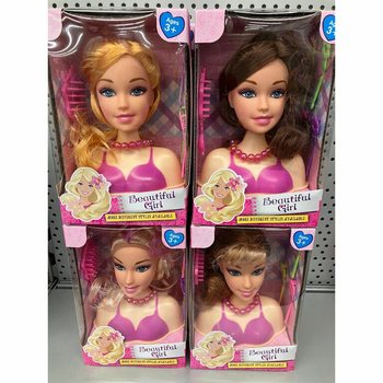Juuksurinukk BEAUTIFUL GIRL S (2 tk)