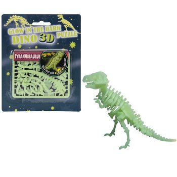 Pimeduses helendavad 3D dino pusled (24 tk)