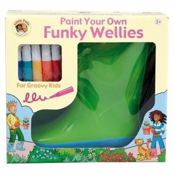 FUNKY WELLIES - V&Auml;RVI ISE OMA KUMMIKUD - ROHELISED / SUURUS: 26