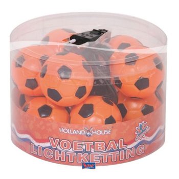 Valguskett Oranž Jalgpall - 10 Lampi (6 tk)