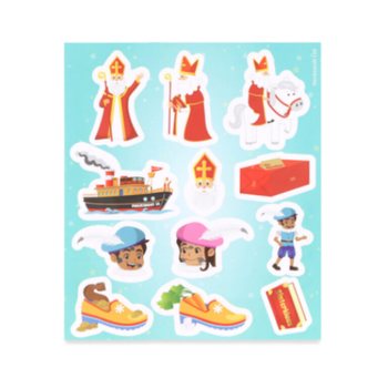 FUN STICKERS &ndash; MUDEL: SINTERKLAAS (120 tk)