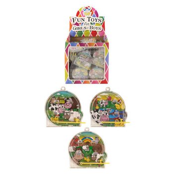 Mini Flippermäng Loosimiseks Taluloomad Display-karbis (108 tk)
