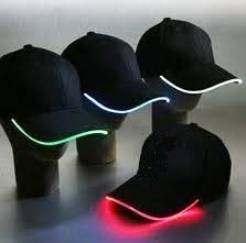 HELENDAV LED-M&Uuml;TS / PARTY CAPS - V&Auml;RVUS: ORANŽ (12 tk)