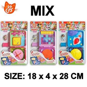 44CATS MIAO CITY KAARDIL - MÕÕDUD: 18x4x28 CM - ERINEVAD (40 tk)