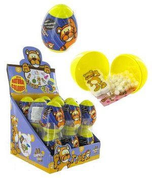 Tiigri &uuml;llatusmuna kommidega (18 tk)