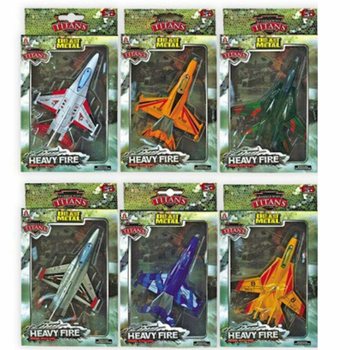 Metallist Die-Cast F16 Lennukid (6 tk)