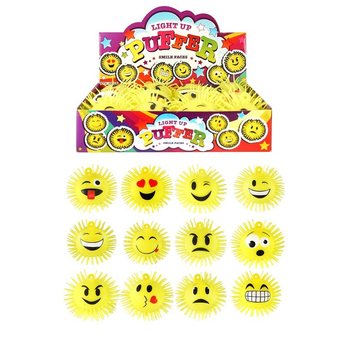 Helendavad Smili Puffer Pallid Display-karbis (12 tk)