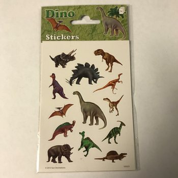 KLEEPSULEHED: DINOSAURUS, 16 x 9 cm (10 tk)