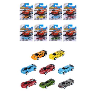 PULL BACK S&Otilde;IDUAUTOD KAARDIL - MIX V&Auml;RVID (12 tk)