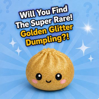 RAGE - Squishy SUGAR EDITION Bun Dumplings SUUR (8.5 x 8.5 x 4.8 cm) - Viral 2026 Fidget lelu (12 tk)